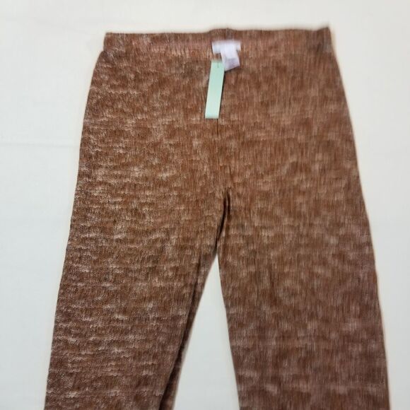 Abound Brown Space Dye Leggings Size Medium - Picture 3 of 6